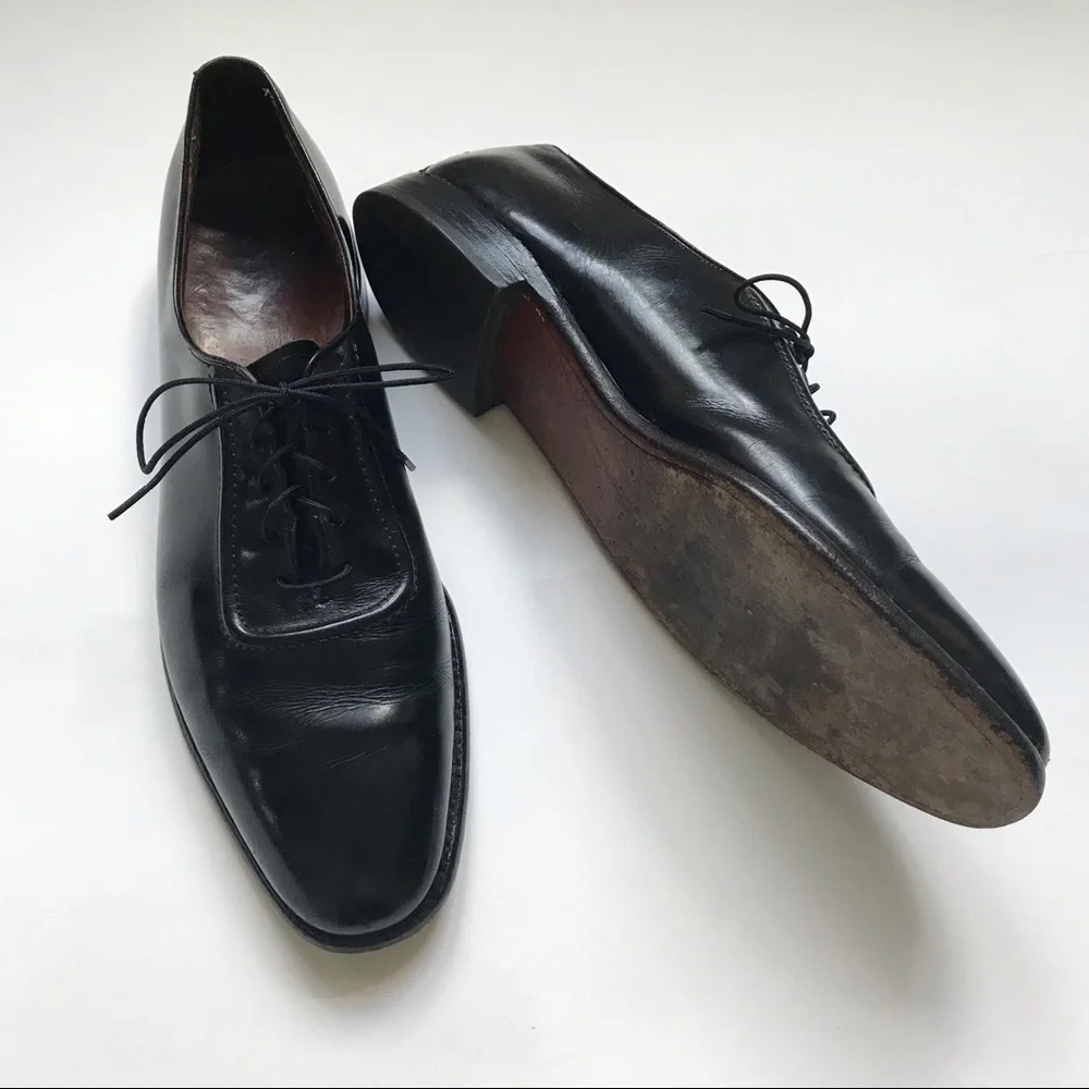 Allen Edmonds Belgium Black Leather Size 13 AAA